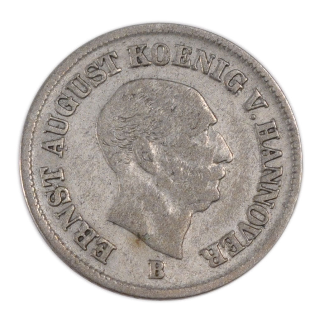 Germany, 1/12 Thaler, 1845, KM #1942, VF(30-35), Silver, 2.60