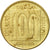 Moneta, Jugosławia, 100 Dinara, 1989, VF(30-35), Mosiądz, KM:134