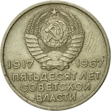 Moneda, Rusia, 20 Kopeks, 1967, Saint-Petersburg, BC+, Cobre - níquel - cinc