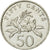Moneta, Singapore, 50 Cents, 1995, Singapore Mint, BB, Rame-nichel, KM:102