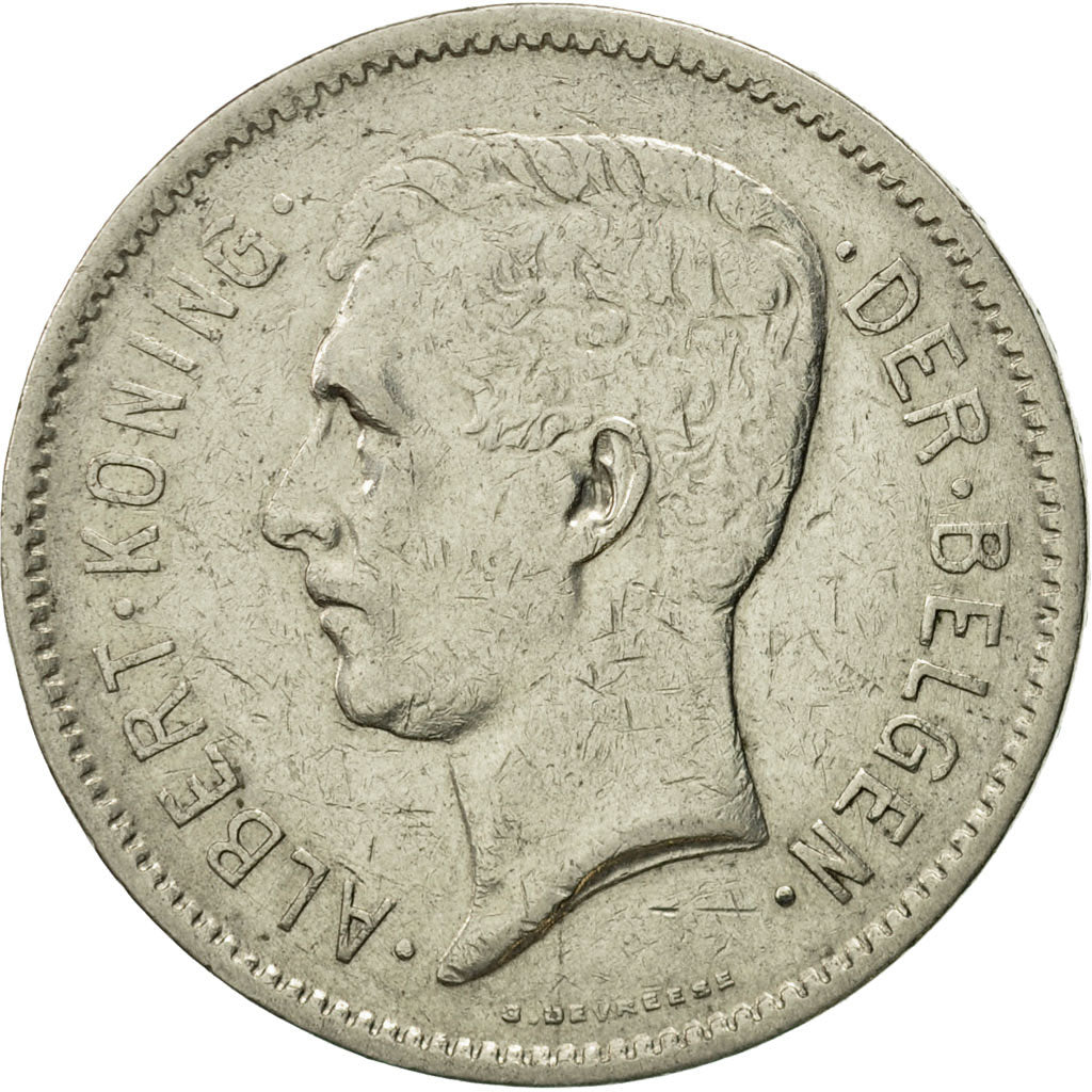Coin, Belgium, 5 Francs, 5 Frank, 1932, VF(30-35), Nickel, KM:98