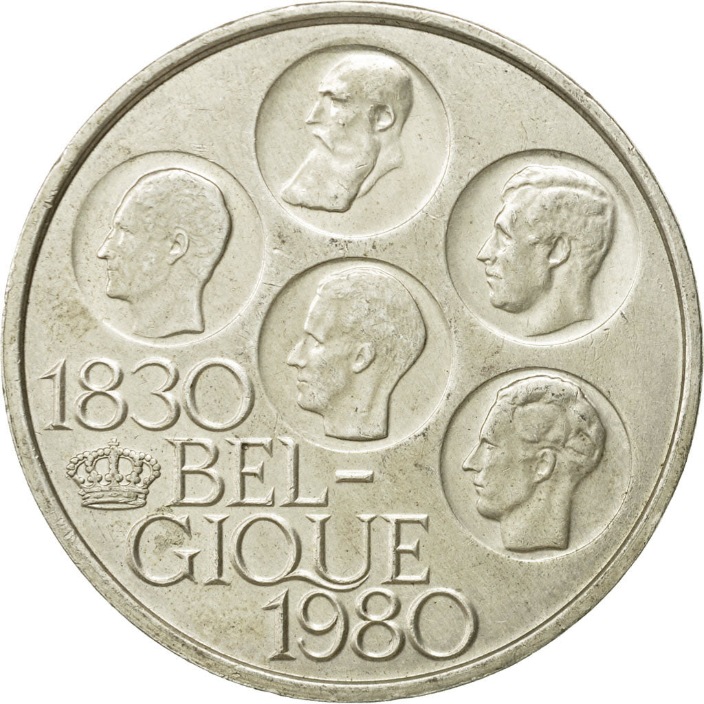Coin, Belgium, 500 Francs, 500 Frank, 1980, Brussels, EF(40-45), Silver Clad