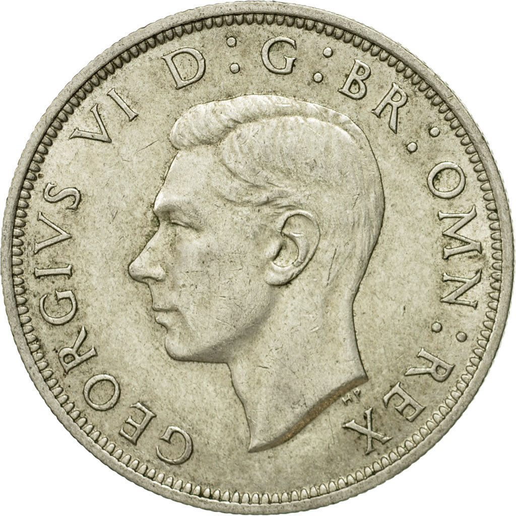 Coin, Great Britain, George VI, 1/2 Crown, 1940, EF(40-45), Silver, KM:856