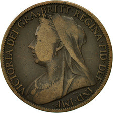 Coin, Great Britain, Victoria, Penny, 1899, VF(30-35), Bronze, KM:790
