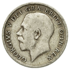 Coin, Great Britain, George V, 6 Pence, 1918, VF(30-35), Silver, KM:815