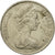 Coin, Bermuda, Elizabeth II, 25 Cents, 1973, EF(40-45), Copper-nickel, KM:18