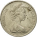 Moneta, Bermuda, Elizabeth II, 25 Cents, 1973, EF(40-45), Miedź-Nikiel, KM:18