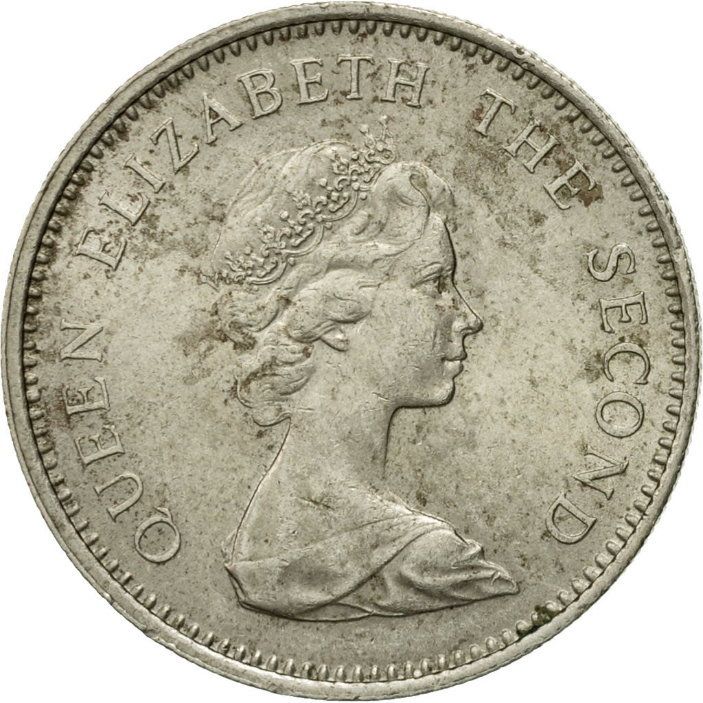 Coin, Jersey, Elizabeth II, 5 New Pence, 1968, EF(40-45), Copper-nickel, KM:32