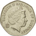 Moneda, Guernsey, Elizabeth II, 20 Pence, 2003, Heaton, MBC, Cobre - níquel