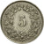 Moneda, Suiza, 5 Rappen, 1943, Bern, MBC, Cobre - níquel, KM:26