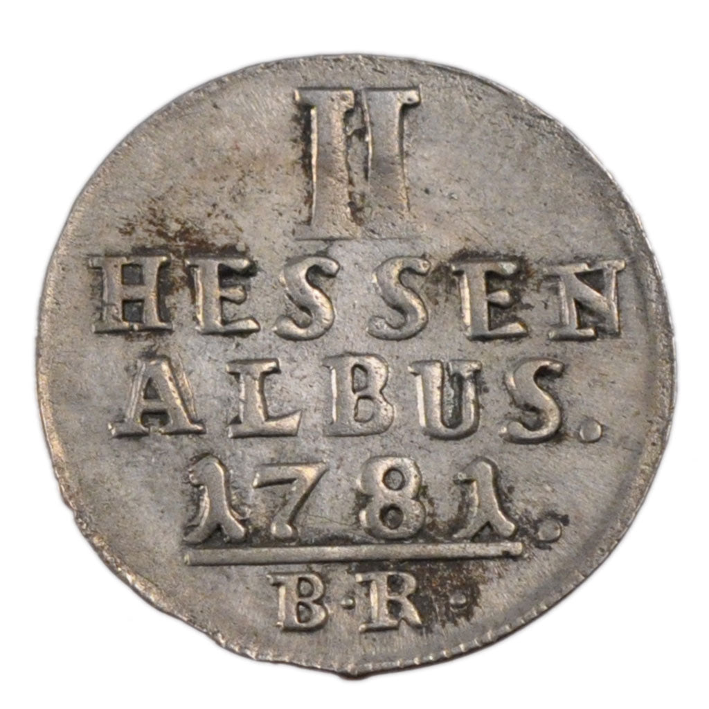 German States, 2 Albus, 1781, KM #511, AU(50-53), Silver, 3.10