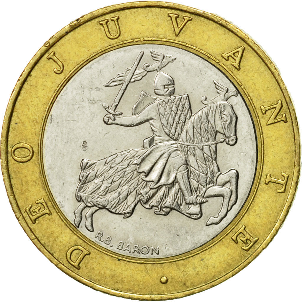Coin, Monaco, Rainier III, 10 Francs, 2000, EF(40-45), Bi-Metallic, KM:163