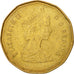 Coin, Canada, Elizabeth II, Dollar, 1989, Royal Canadian Mint, Ottawa