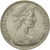 Moneta, Australia, Elizabeth II, 10 Cents, 1976, Melbourne, BB, Rame-nichel