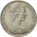 Moneda, Australia, Elizabeth II, 10 Cents, 1976, Melbourne, MBC, Cobre -