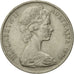 Moneda, Australia, Elizabeth II, 10 Cents, 1976, Melbourne, MBC, Cobre -