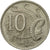 Moneta, Australia, Elizabeth II, 10 Cents, 1976, Melbourne, BB, Rame-nichel