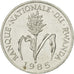 Münze, Ruanda, Franc, 1985, British Royal Mint, S+, Aluminium, KM:12