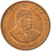 Moneta, Mauritius, 5 Cents, 1994, EF(40-45), Miedź platerowana stalą, KM:52