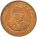 Coin, Mauritius, 5 Cents, 1994, EF(40-45), Copper Plated Steel, KM:52