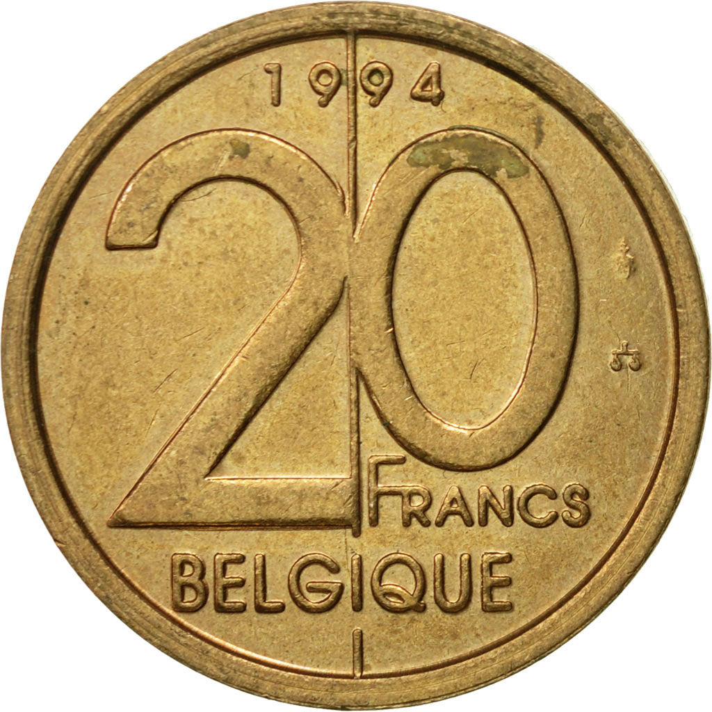 Coin, Belgium, Albert II, 20 Francs, 20 Frank, 1994, Brussels, EF(40-45)