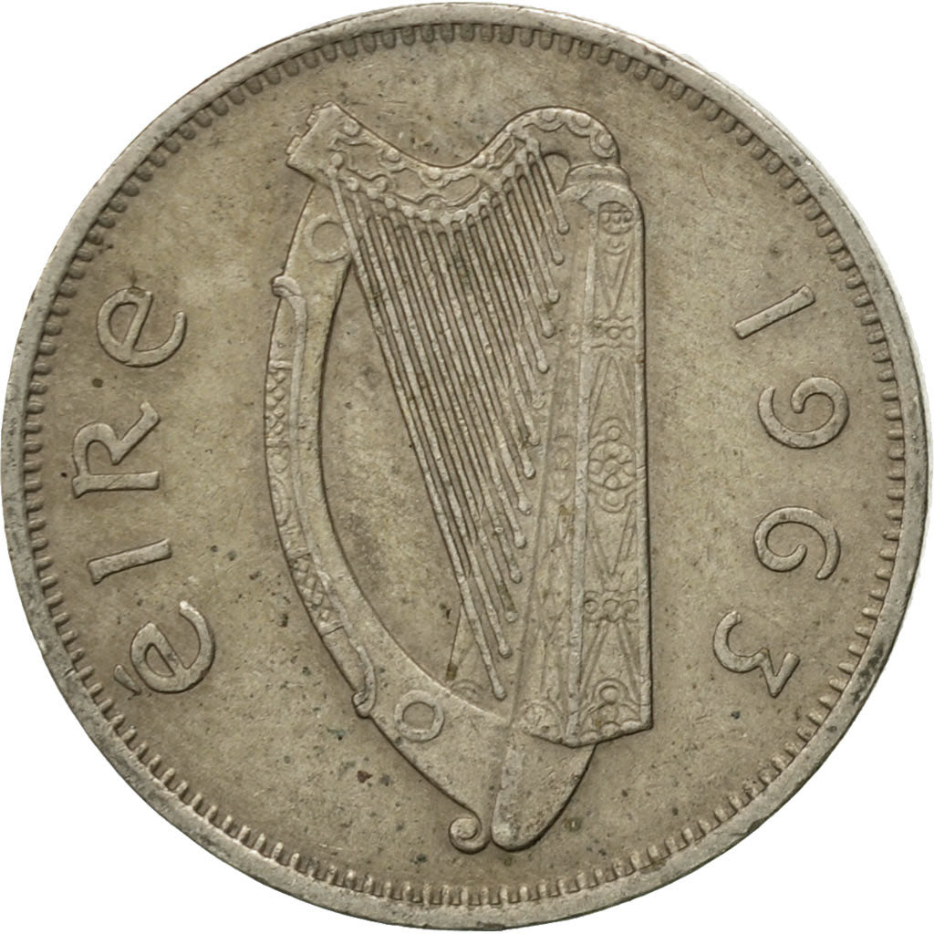 Coin, IRELAND REPUBLIC, 6 Pence, 1963, VF(30-35), Copper-nickel, KM:13a