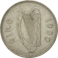Monnaie, IRELAND REPUBLIC, Punt, Pound, 1990, TB+, Copper-nickel, KM:27