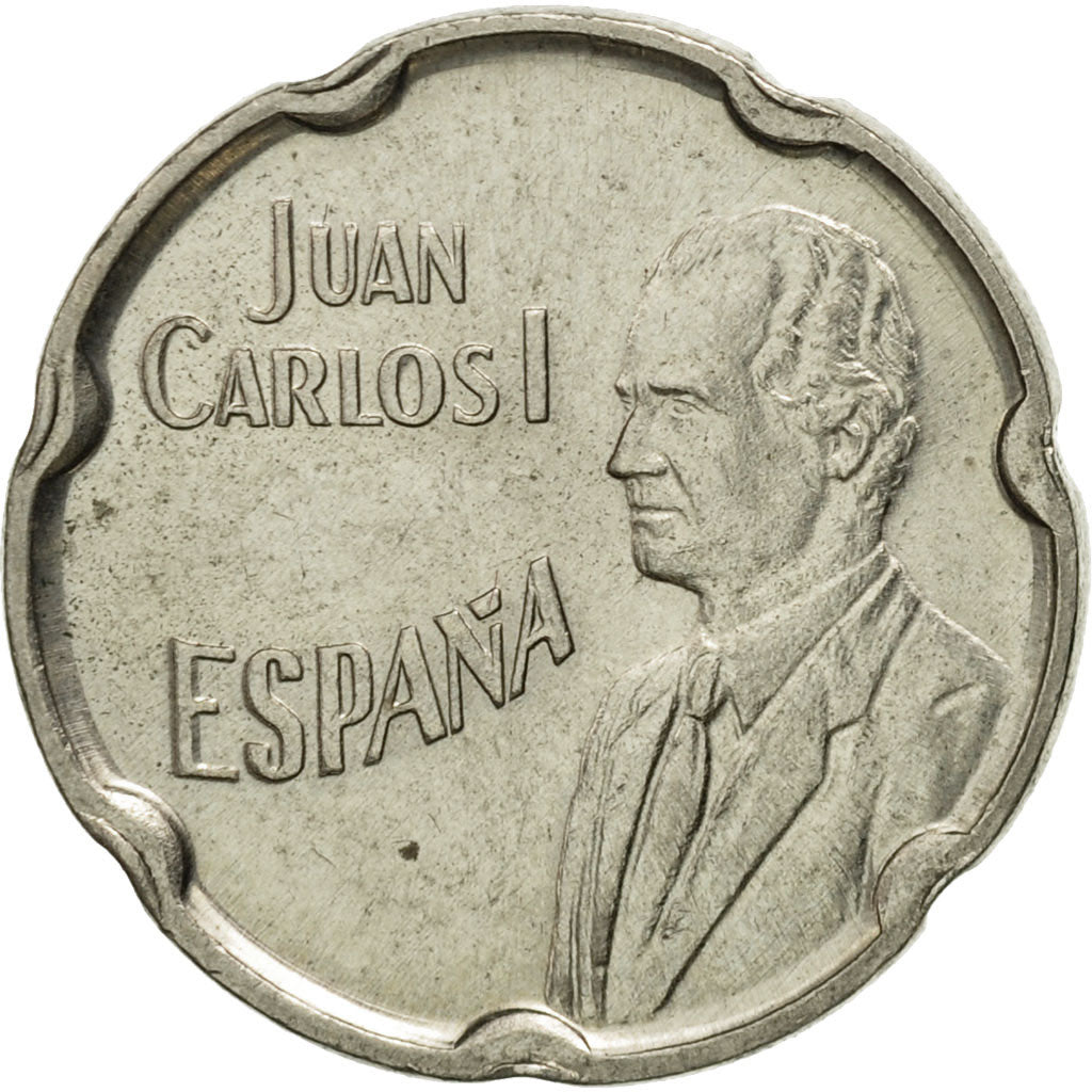 Coin, Spain, Juan Carlos I, 50 Pesetas, 1990, Madrid, EF(40-45), Copper-nickel