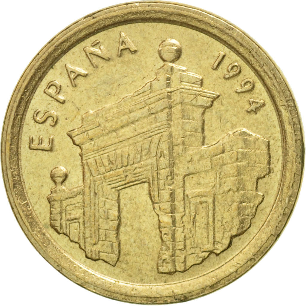 Coin, Spain, Juan Carlos I, 5 Pesetas, 1994, Madrid, EF(40-45), Aluminum-Bronze