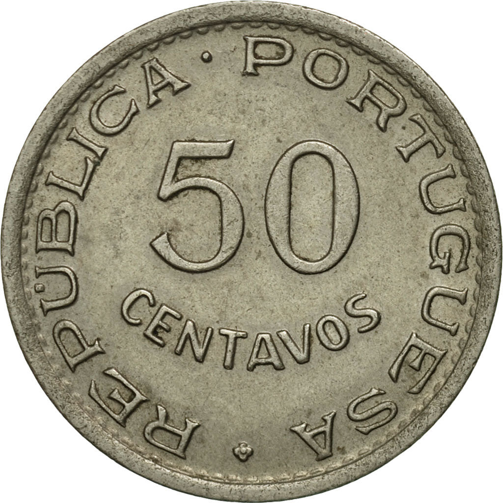 Monnaie, Angola, 50 Centavos, 1950, TB+, Nickel-Bronze, KM:72