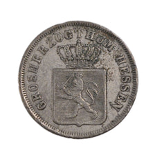 GERMAN STATES, 6 Kreuzer, 1844, KM #318, EF(40-45), Silver, 2.60