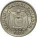 Monnaie, Équateur, 50 Centavos, Cincuenta, 1977, TTB, Nickel Clad Steel, KM:81