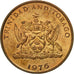 Monnaie, TRINIDAD & TOBAGO, Cent, 1976, Franklin Mint, TTB, Bronze, KM:25