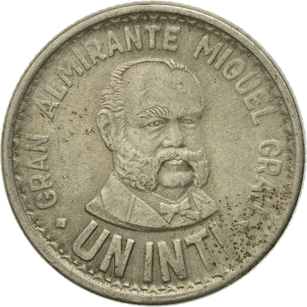 Coin, Peru, Inti, 1986, Lima, VF(30-35), Copper-nickel, KM:296