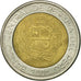 Coin, Peru, 5 Nuevos Soles, 2001, Lima, EF(40-45), Bi-Metallic, KM:316