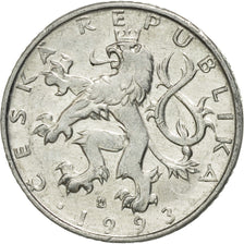 Monnaie, République Tchèque, 50 Haleru, 1993, TB+, Aluminium, KM:3.1