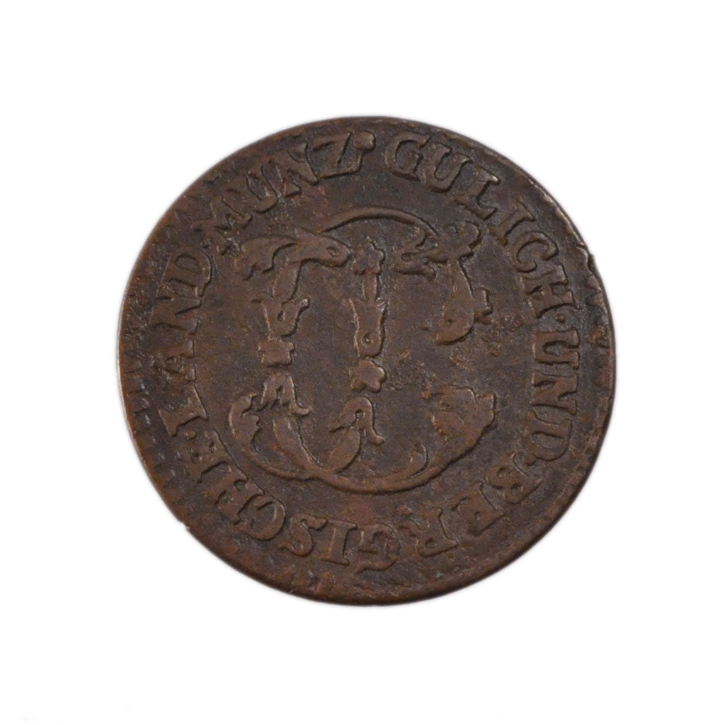 Coin, German States, JULICH-BERG, Karl Theodor, 1/4 Stüber, 1775, VF(30-35)