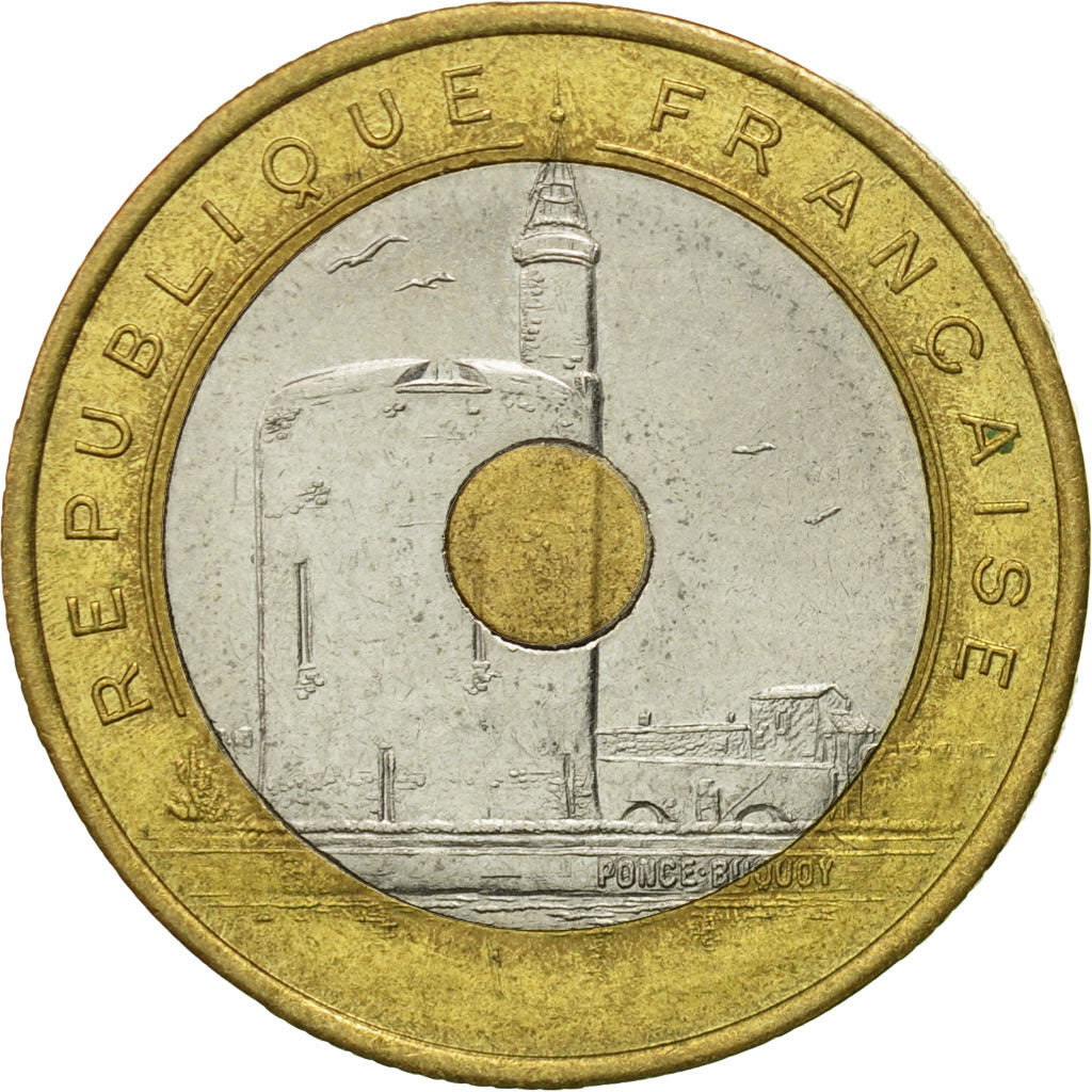Coin, France, Jeux Méditerranéens, 20 Francs, 1993, Paris, VF(30-35)