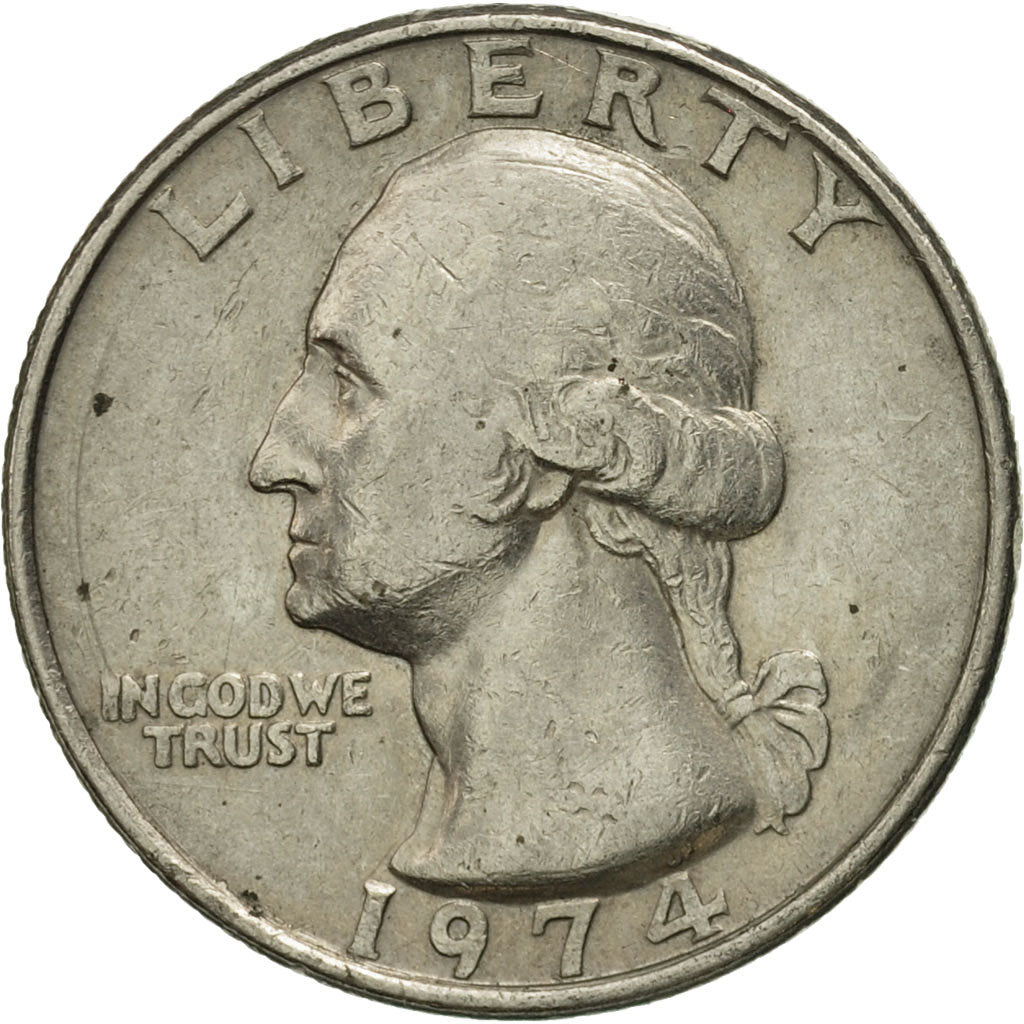 Monnaie, États-Unis, Washington Quarter, Quarter, 1974, U.S. Mint