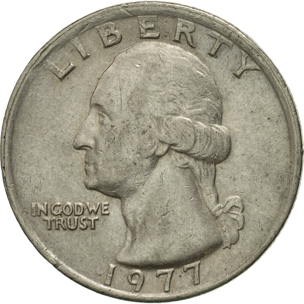 Münze, Vereinigte Staaten, Washington Quarter, Quarter, 1977, U.S. Mint