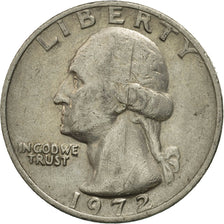 Coin, United States, Washington Quarter, Quarter, 1972, U.S. Mint, Philadelphia