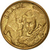 Coin, Brazil, 10 Centavos, 2009, EF(40-45), Bronze Plated Steel, KM:649.2