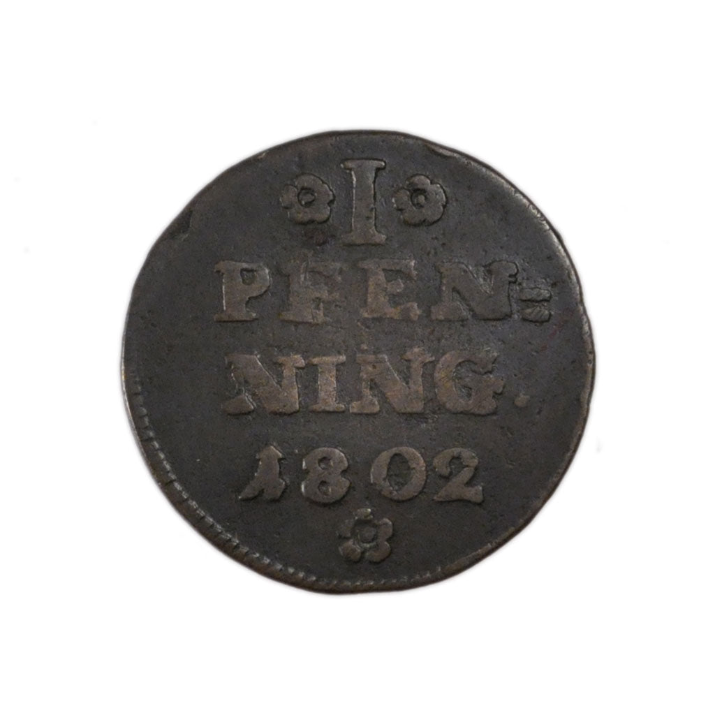 Allemagne, Lippe-Detmold, 1 Pfenning