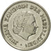 Moneda, Países Bajos, Juliana, 25 Cents, 1958, MBC, Níquel, KM:183