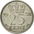 Moneda, Países Bajos, Juliana, 25 Cents, 1958, MBC, Níquel, KM:183