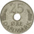Coin, Denmark, Margrethe II, 25 Öre, 1975, Copenhagen, VF(30-35)