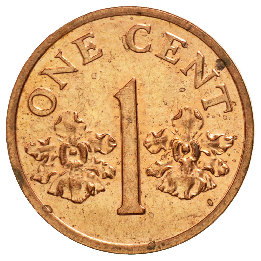 Moneta, Singapore, Cent, 1994, Singapore Mint, MB+, Zinco placcato rame, KM:98
