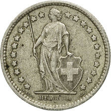 Coin, Switzerland, 1/2 Franc, 1958, Bern, VF(20-25), Silver, KM:23