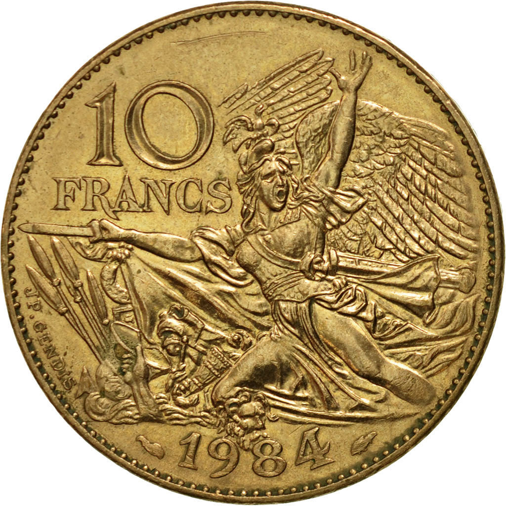 Moneta, Francja, François Rude, 10 Francs, 1984, Paris, VF(30-35)