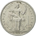 Monnaie, Nouvelle-Calédonie, 2 Francs, 1990, Paris, TB+, Aluminium, KM:14